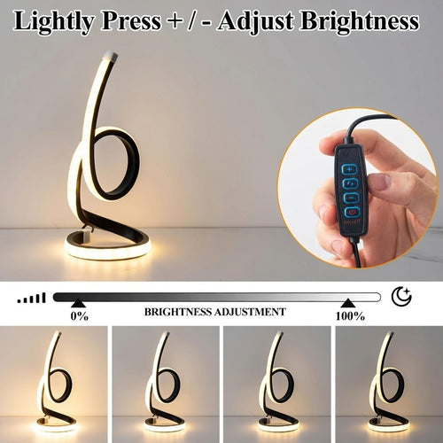 Lampe LED Moderne USB – Éclairage d'Ambiance 3 Couleurs